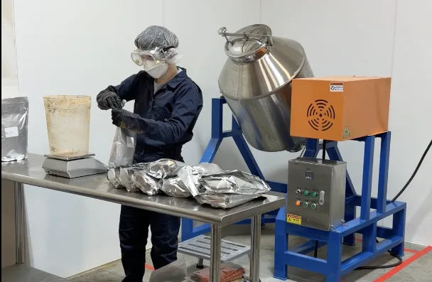 Bagging a batch in our Vancouver, WA production space