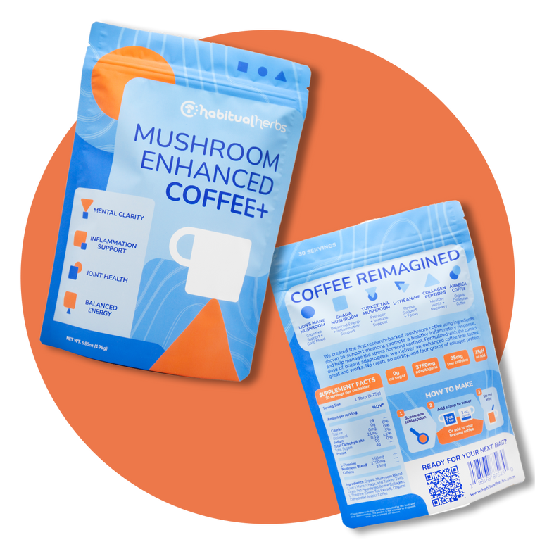 Enhanced Mushroom Coffee + pouch